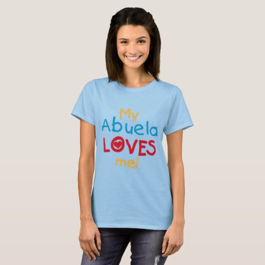 LOVESMEabuela T-shirt (Voorkant volledig)