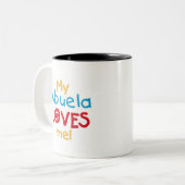 LOVESMEabuela Tweekleurige Koffiemok (Voorkant links)