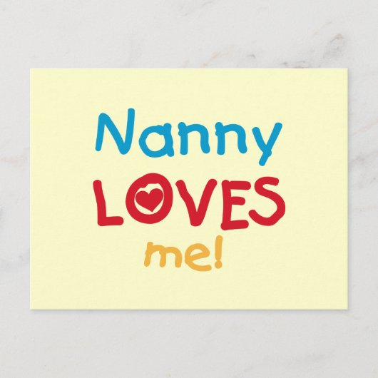 LOVESMEnanny Briefkaart (Voorkant)