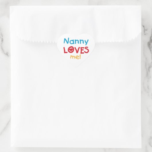 LOVESMEnanny Hart Sticker (Tas)