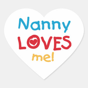 LOVESMEnanny Hart Sticker