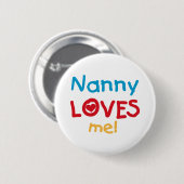 LOVESMEnanny Ronde Button 5,7 Cm (Voorkant /achterkant)