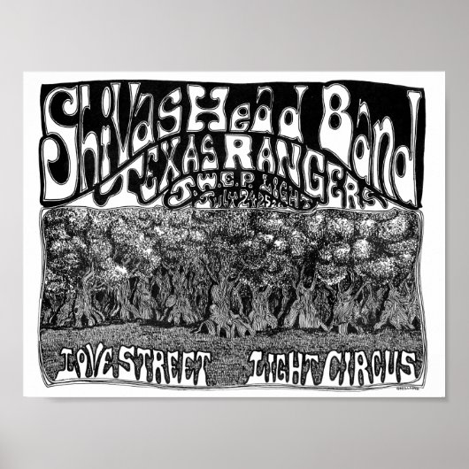 LoveStreetLightCircusflyer Jul24,25&26'70 Poster (Voorkant)