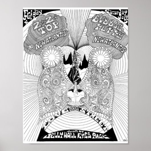 LoveStreetLightCircusflyer Jul4&5'69 Poster (Voorkant)