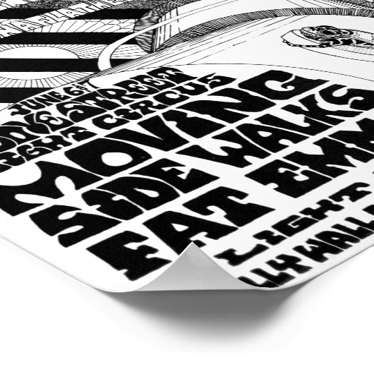 LoveStreetLightCircusflyer Jun6&7'69 Poster (Hoek)