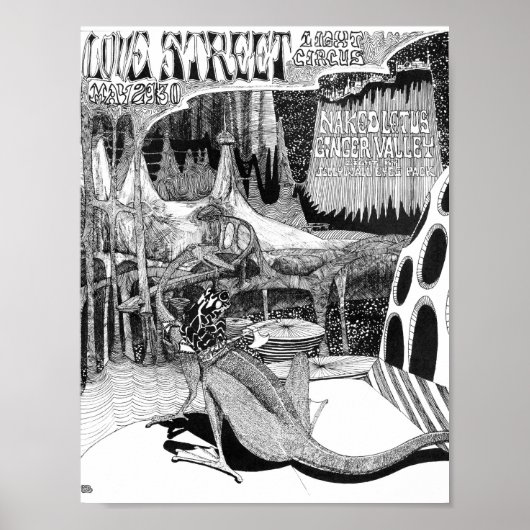LoveStreetLightCircusflyer May29&30'70 Poster (Voorkant)
