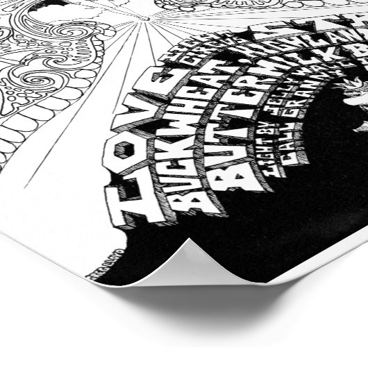 LoveStreetLightCircusflyer NoDate Poster (Hoek)