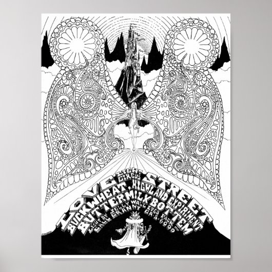 LoveStreetLightCircusflyer NoDate Poster (Voorkant)