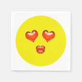 Lovestruck Emoji Servet (Voorkant)