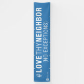 #LoveThyBanner Spandoek (Verticaal)