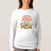 Lovettsville Mah Jongg Speler Lange Mouwen