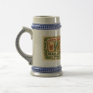 Lovettsville Mah Jongg Stein Bierpul