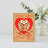 Lovevogels 2 briefkaart (Staand voorkant)