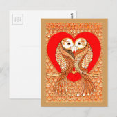 Lovevogels 2 briefkaart (Voorkant / Achterkant)