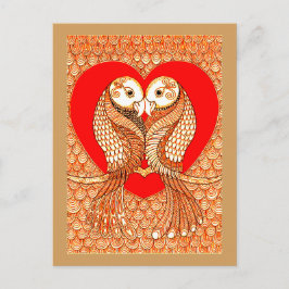 Lovevogels 2 briefkaart