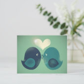 Lovevogels Briefkaart (Staand voorkant)