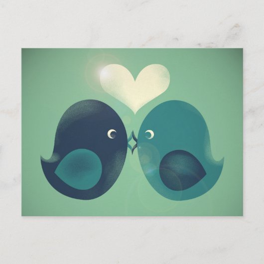 Lovevogels Briefkaart (Voorkant)