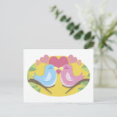 Lovevogels Briefkaart (Staand voorkant)