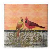 Lovevogels Ceramic Kitchen Tile Tegeltje (Voorkant)