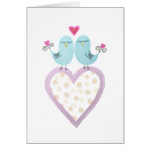 Lovevogels - Cute Digital Waterverf Artwork (Voorkant)