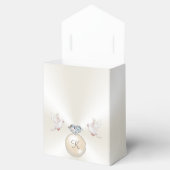 Lovevogels Diamond Personalized Wedding Favor Boxe Bedankdoosjes (Geopend)