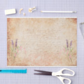 Lovevogels en bloemen tissuepapier (Craft)