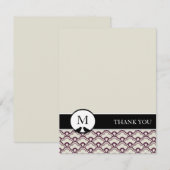 Lovevogels Gepersonaliseerd Dank u Kaarten (tweesl Notitiekaartje (Voorkant / Achterkant)