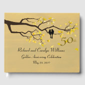 Lovevogels Golden Jubileum Gastenboek (Voorkant)