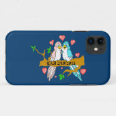 Lovevogels iPhone Case (Achterkant (horizontaal))