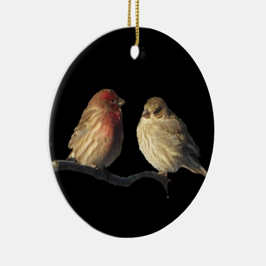 Lovevogels Keramisch Ornament (Rechts)
