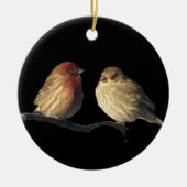 Lovevogels Keramisch Ornament (Voorkant)