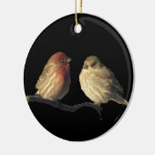 Lovevogels Keramisch Ornament (Links)