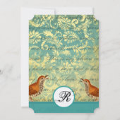  Lovevogels Lagoon Endive Weddenschap Kaart (Achterkant)