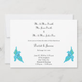 Lovevogels Papel Picado Weddenschap Kaart (Achterkant)