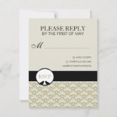 Lovevogels RSVP-kaarten of reactiekaarten RSVP Kaartje (Voorkant)