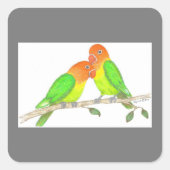 Lovevogels Sticker (Voorkant)