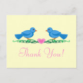 Lovevogels Thankyou Note Briefkaarten (Voorkant)