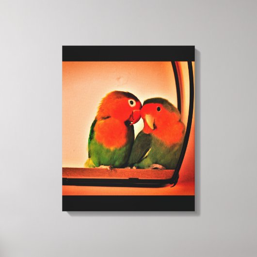 Lovevogels voor het afdrukken van doeken (Voorkant)
