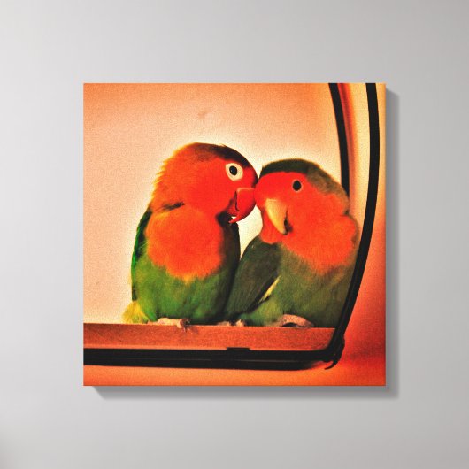 Lovevogels voor het afdrukken van doeken (Voorkant)