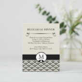 Lovevogels Wedding Rehearsal Dinner Invitations Kaart (Staand voorkant)