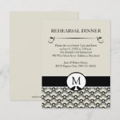 Lovevogels Wedding Rehearsal Dinner Invitations Kaart (Voorkant / Achterkant)