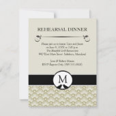 Lovevogels Wedding Rehearsal Dinner Invitations Kaart (Voorkant)