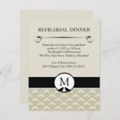 Lovevogels Wedding Rehearsal Dinner Invitations Kaart (Voorkant / Achterkant)