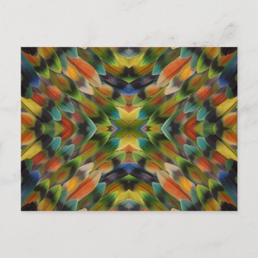 Lovevogelvederkaleidoscoop Briefkaart (Voorkant)