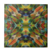 Lovevogelvederkaleidoscoop Tegeltje (Voorkant)