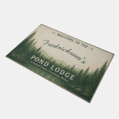 Lovewell Pond Lodge Persoonlijke Deurmat (Schuin)