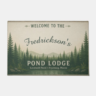 Lovewell Pond Lodge Persoonlijke Deurmat