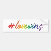 #LoveWins Bumpersticker (Voorkant)