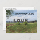LOVEworks Sign - Crozet, VA Briefkaart (Voorkant / Achterkant)