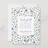 Lovey Dovey Valentijnsdag Holiday Kaart (Voorkant)